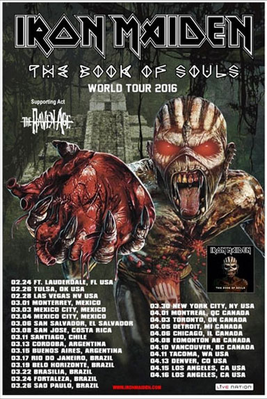 The Book Of Souls American Tour 2016