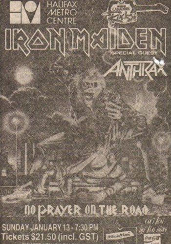 Iron Maiden - Halifax - Canada - 01/13/91