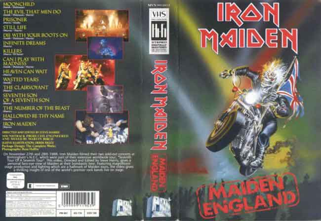 Maiden England VHS