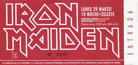 A Real Live Tour 1993 - Spain