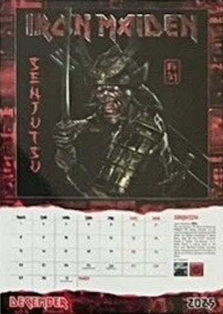 Iron Maiden calendrier officiel 2025