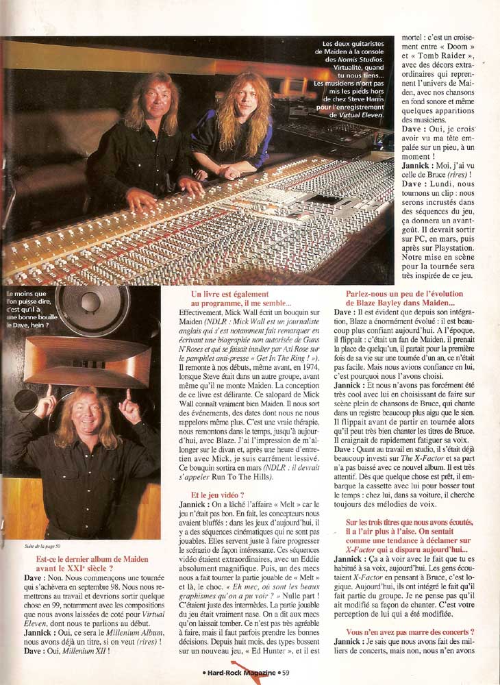 Hard Rock Magazine NS N°32 - Mars 1998
