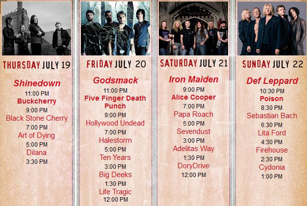Rock Fest - Cadott, WI - USA - 07/21/12