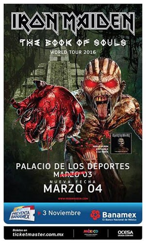 Iron Maiden - Mexico City - 03/04/2016