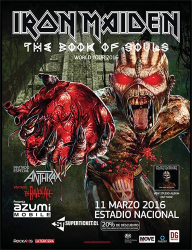 Iron Maiden - Santiago - Chile - 03/11/2016