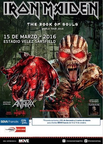 Iron Maiden - Buenos Aires - Argentina - 03/15/16