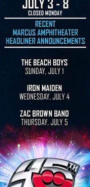 Marcus Amphitheater – Milwaukee, WI