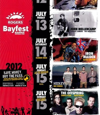 Rogers Bayfest – Centennial Park – Sarnia, ON