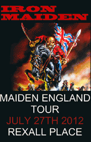 Maiden England Canada Tour 2012