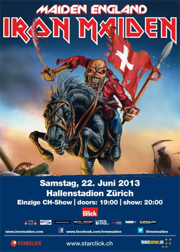 Maiden England Tour 2013 - Switzerland