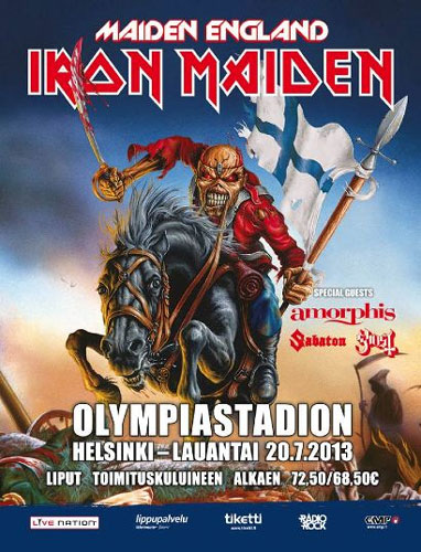 Maiden England Tour 2013 - Finland