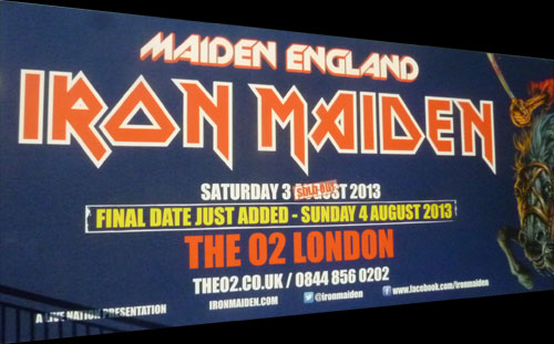 Maiden England Tour 2013 - London England