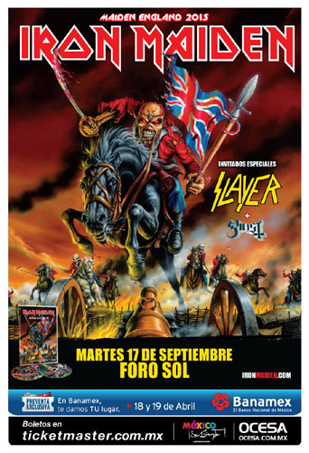 Maiden England Tour Mexico City - 09/17/2013
