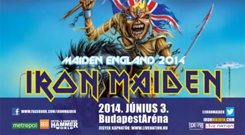 Maiden England Tour 2014 - Hungary