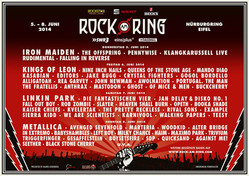 Maiden England Tour 2014 - Rock Am Ring - Germany