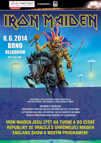 Maiden England Tour 2014