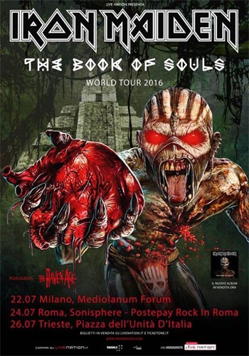 The Book Of Souls Tour 2016 - Italy