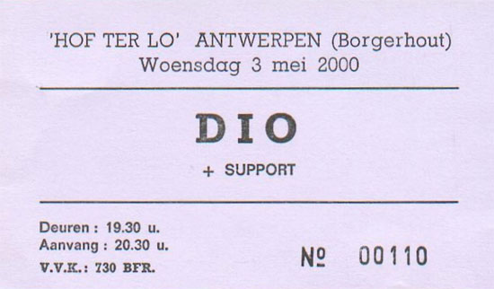 Dio - Magica Tour 2000