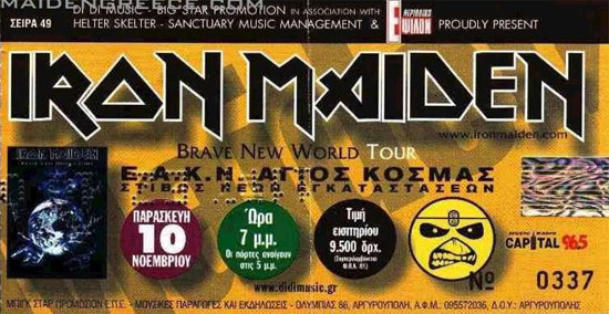 Brave New World Tour 2001