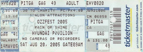 The Early Days Tour 2005