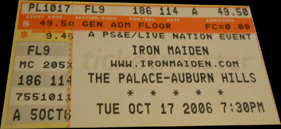 A Matter Of Life And Death Tour 2006/2007