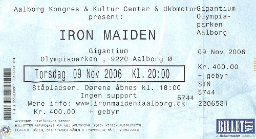 A Matter Of Life And Death Tour 2006/2007