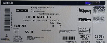 The Final Frontier World Tour 2011