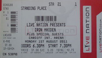 The Final Frontier UK Tour 2011 - Cardiff