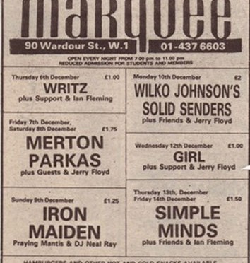 Marquee Club – Londres