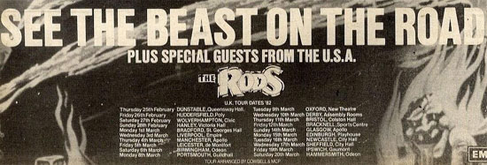 The Beast On The Road 1982