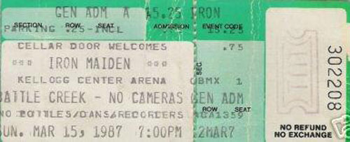 Somewhere On Tour 1986/1987