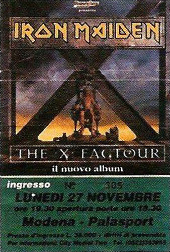 The X Factour 1995 / 1996