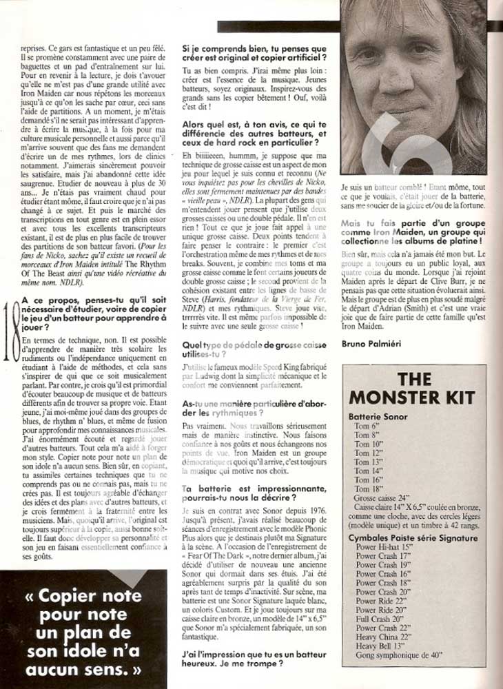 Batteur Magazine N°51 - Novembre 1992
