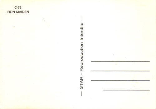 Iron Maiden Postcards (Ref. C-79)