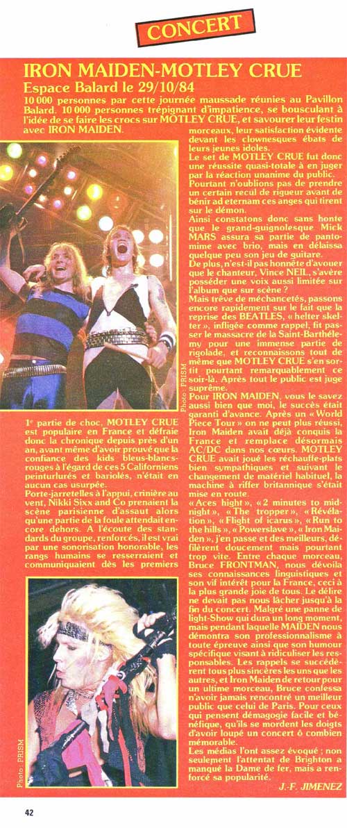 Enfer Magazine N°19 - Dec. 1984