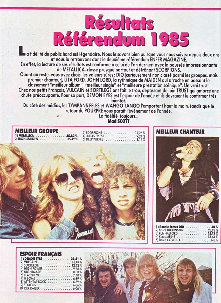 Enfer Magazine N°24 - Mai 1985