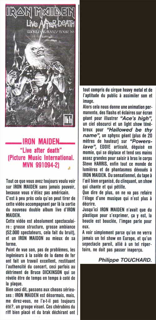 Enfer Magazine N°33 - Fev 1986