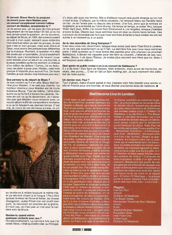 Hard Rock Magazine NS Hors-série N°11 - 1999