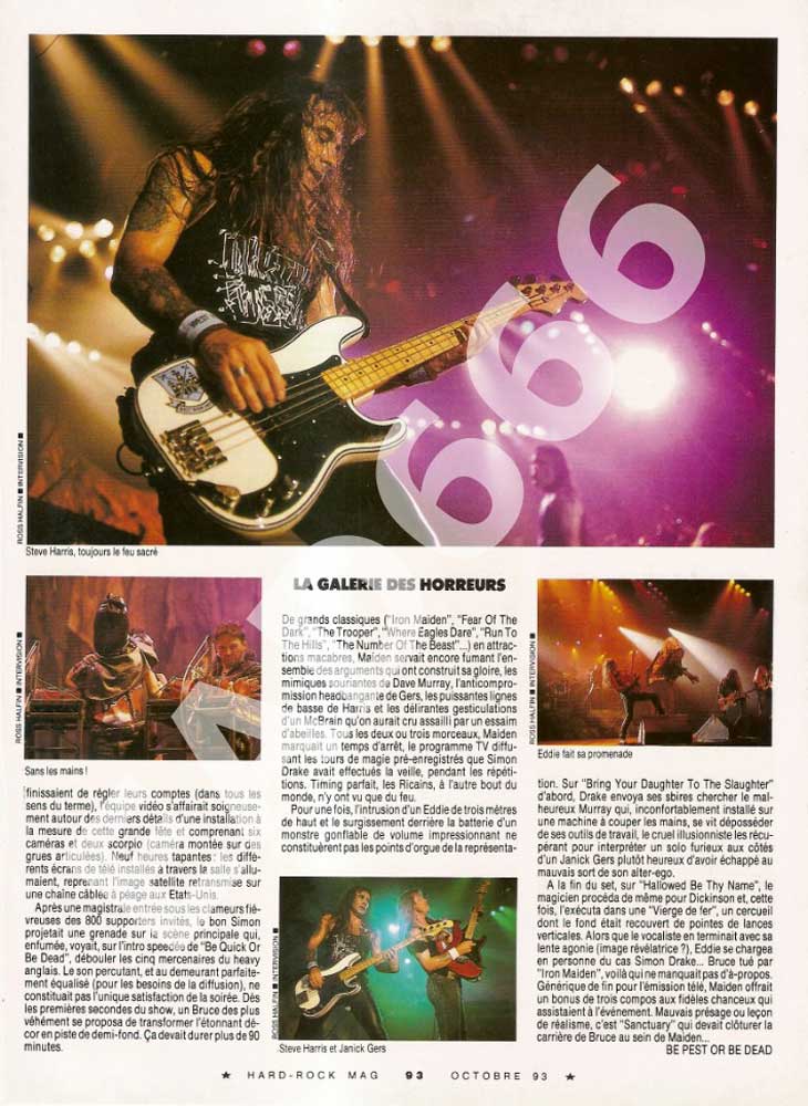 Hard Rock Magazine N°107 - Octobre 1993