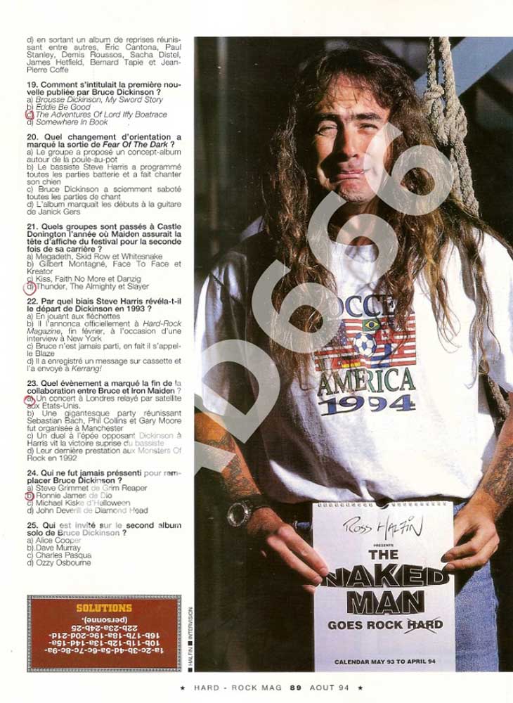 Hard Rock Magazine N°114 - Août 1994