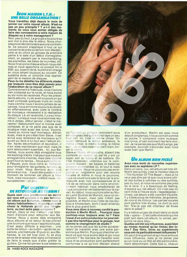 Hard Rock Magazine N°21 - Mai 1986
