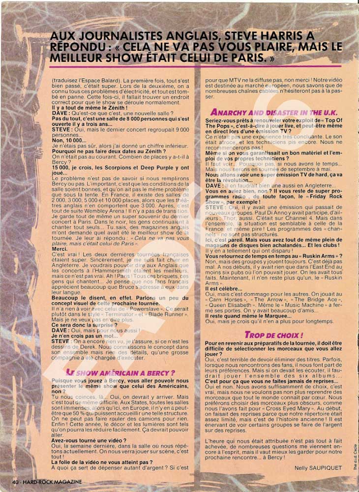 Hard Rock Magazine N°26 - Oct 1986