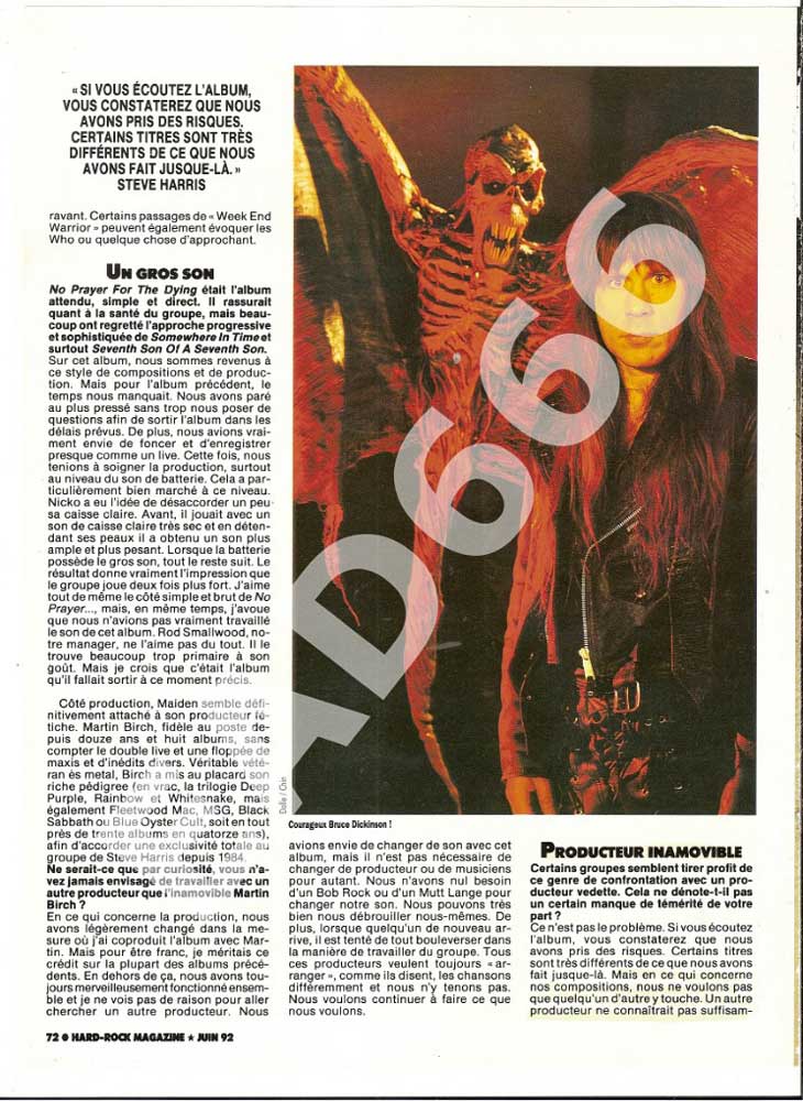 Hard Rock Magazine N°91 - Juin 1992