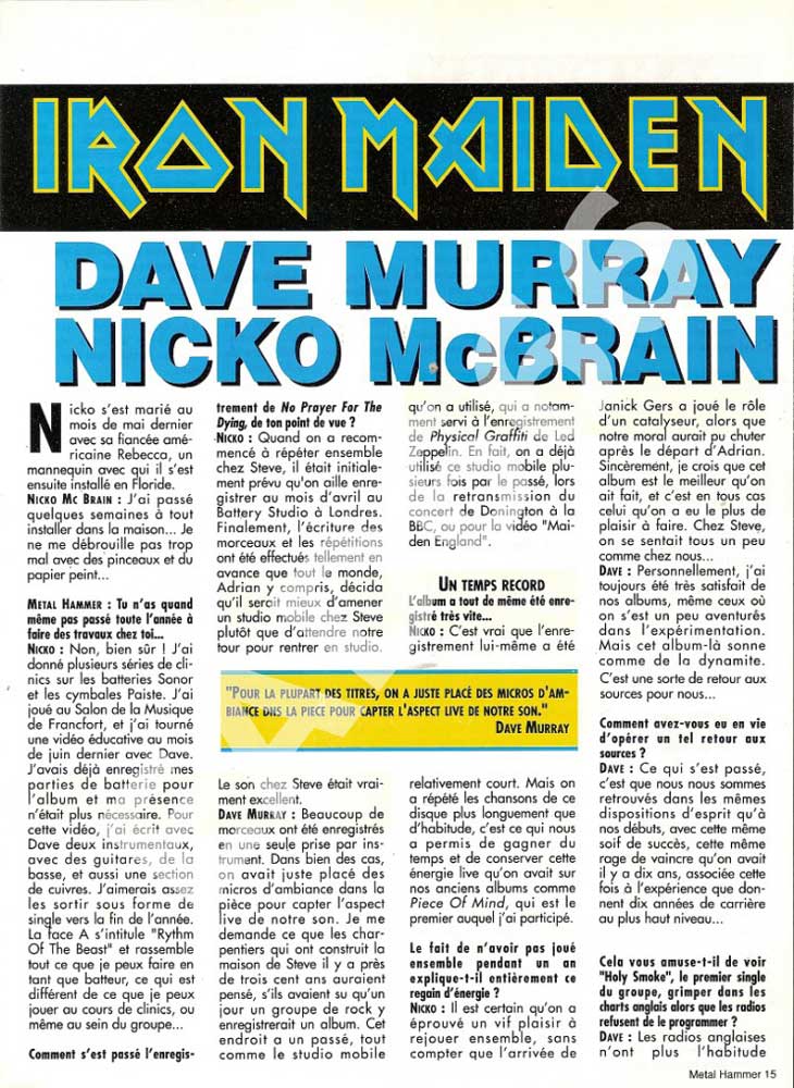 Metal Hammer N°24 – Novembre 1990