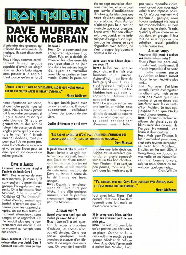 Metal Hammer N°24 – Novembre 1990