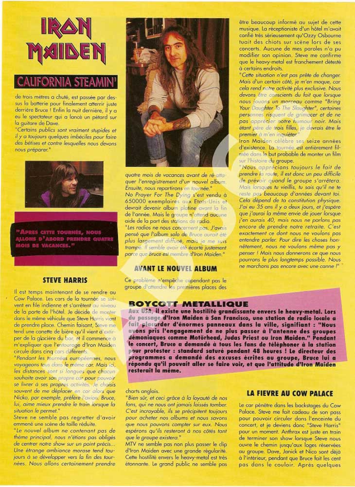 Metal Hammer N°29 - Juin 1991