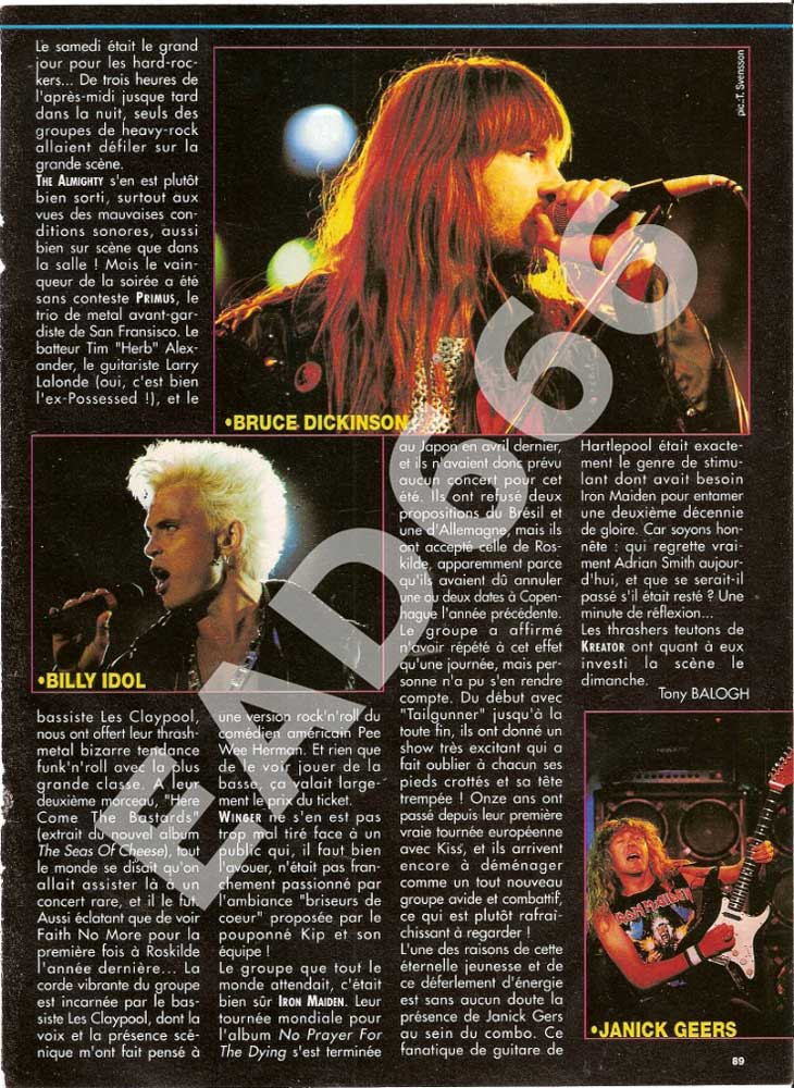 Metal Hammer N°32 - Septembre 1991