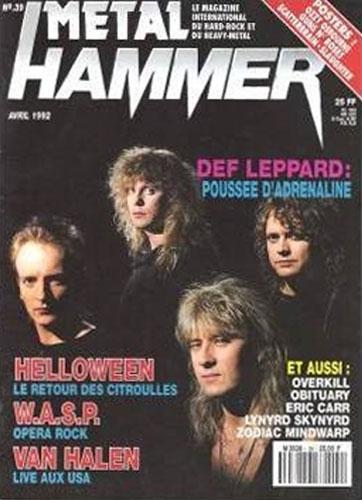 Metal Hammer N°39 - Avril 1992