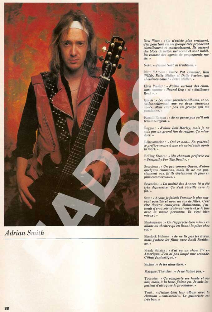 Rock & Folk N°212 - Oct. 1984