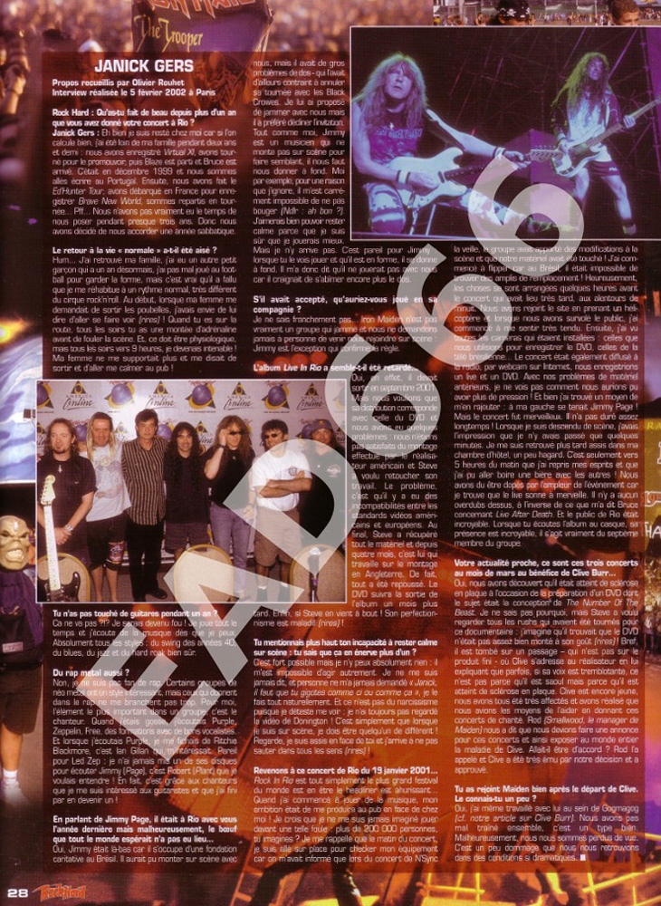 Rock Hard N°9 - Mars 2002